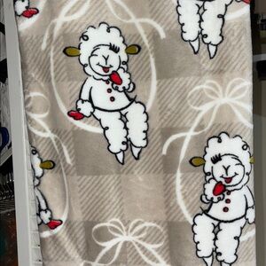 Lamb chop Oversized plush throw blanket